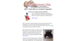 Desktop Screenshot of ahcc-nutrients.com